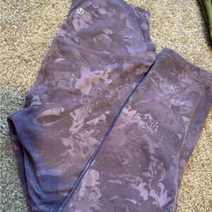 Lulu light purple Size 4 Align winter Capri
